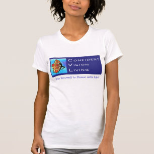 Der T - Shirt CVL Blau-Logo Frauen