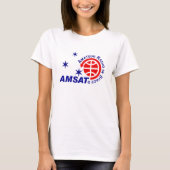 Der T - Shirt der AMSAT Logo-Frauen (Vorderseite)