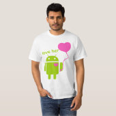Der T - Shirt der androiden Männer (Vorne ganz)
