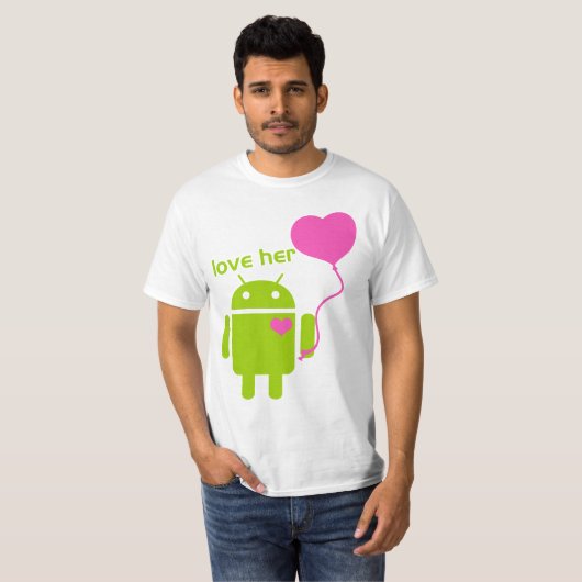 Der T - Shirt der androiden Männer (Vorne ganz)