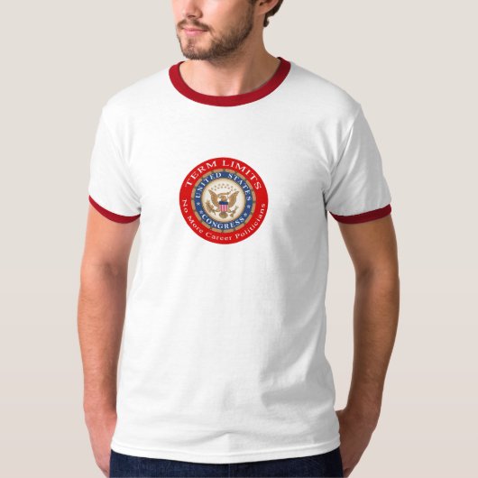 Der T - Shirt der Ausdruck-Grenze- Männer (Vorderseite)