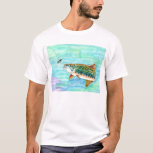 Der T - Shirt der Bachforelle-Männer