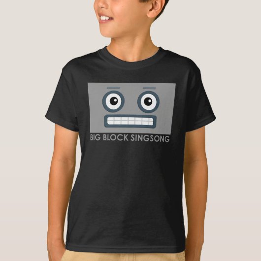 Der T - Shirt der BBSS Roboter-Kinder (Vorderseite)
