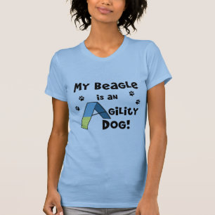 Der T - Shirt der Beagle-Agility-Hundefrauen