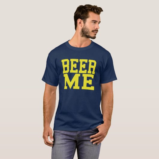 Der T - Shirt der Bier-ich Männer (Vorne ganz)