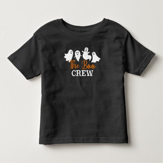 Der T - Shirt der Boo-Crew Halloween-Kleinkind (Vorderseite)