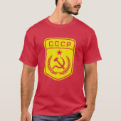 Der T - Shirt der CCCP Emblem-kommunistischen (Vorderseite)