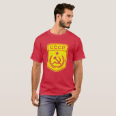 Der T - Shirt der CCCP Emblem-kommunistischen (Vorne ganz)