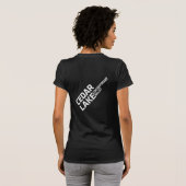 Der T - Shirt der Cedar See-Frauen (Schwarz voll)