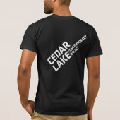 Der T - Shirt der Cedar See-Männer (Rückseite)