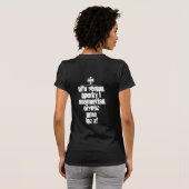 Der T - Shirt der Damen (Schwarz voll)