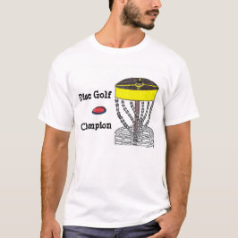 Der T - Shirt der Disc-Golf-Meistermänner