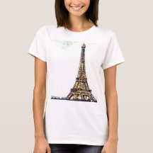 Der T - Shirt der Eiffel-Turm-Frauen