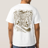 Der T - Shirt der exotischen Tiki (Rückseite)