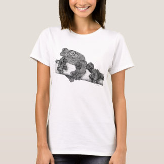 Der T - Shirt der Fliegen-Frosch-Damen