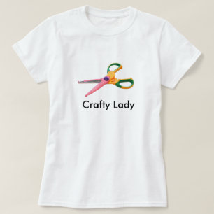 Der T - Shirt der Frau für die Crafty Dame