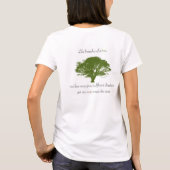 Der T - Shirt der Frauen (Rückseite)