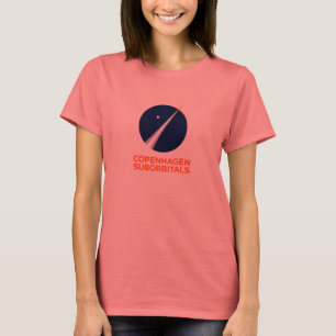Der T - Shirt der Frauen mit Logo Kopenhagens