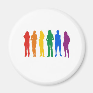 Der T - Shirt der Gay Pride-Frauen Magnet
