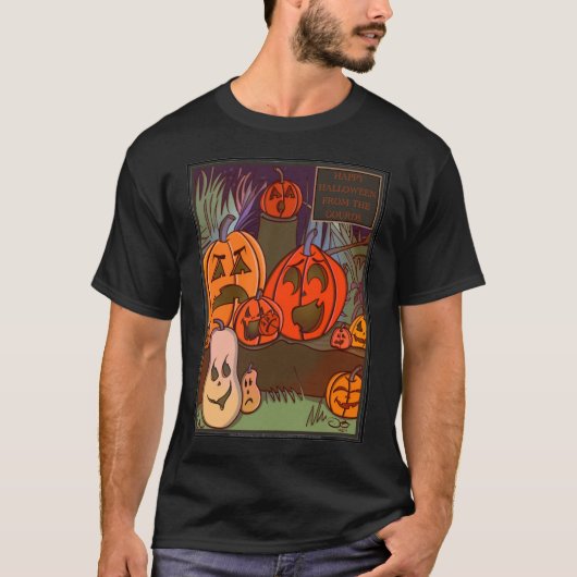 Der T - Shirt der Gourds Halloween-Männer (Vorderseite)