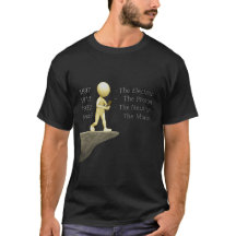 Der T - Shirt "der Idiot-" Männer