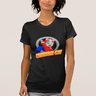 Der T - Shirt der Kanonen-Katzen-dunklen Frauen!
