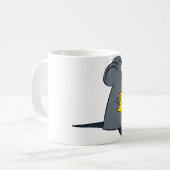 Der T - Shirt der Käse-Maus Kaffeetasse (Vorderseite Links)