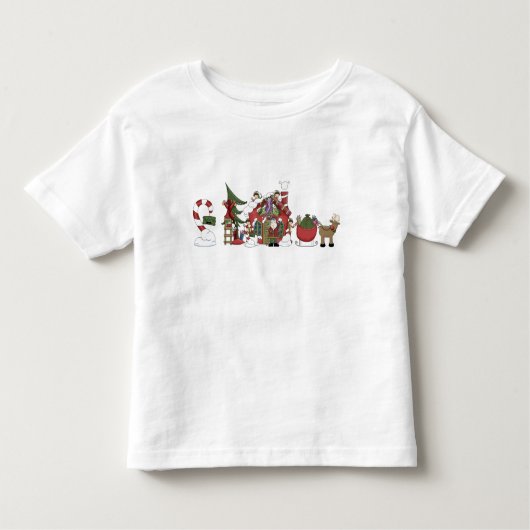 Der T - Shirt der Kinder in der Santa-Werkstatt (Vorderseite)