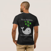 Der T - Shirt der Kleeblatt-Wal-Männer (Schwarz voll)