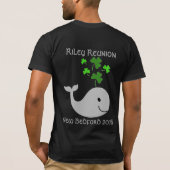 Der T - Shirt der Kleeblatt-Wal-Männer (Rückseite)