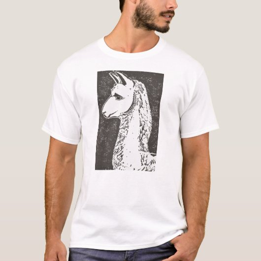 Der T - Shirt der Lama-Männer (Vorderseite)