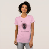 Der T - Shirt der Liebe-ich… Dobermann-Frau (Vorne ganz)