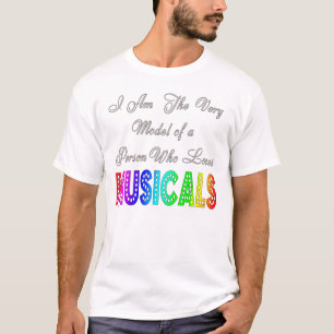 Der T - Shirt der Liebe-Musical-Männer