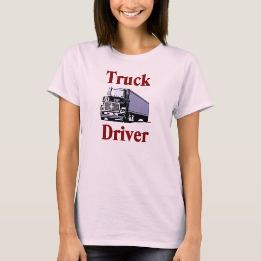 Der T - Shirt der LKW-Fahrer-Frauen (Vorderseite)