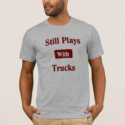 Der T - Shirt der LKW-Fahrer-Männer (Vorderseite)