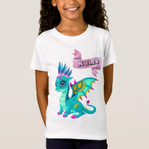 Der T - Shirt der Mädchen mit einem groß-mit Aug