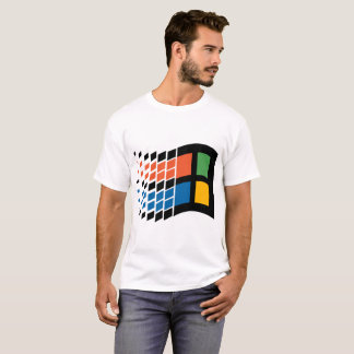 Der T - Shirt der Männer des Windows- 95logo-|