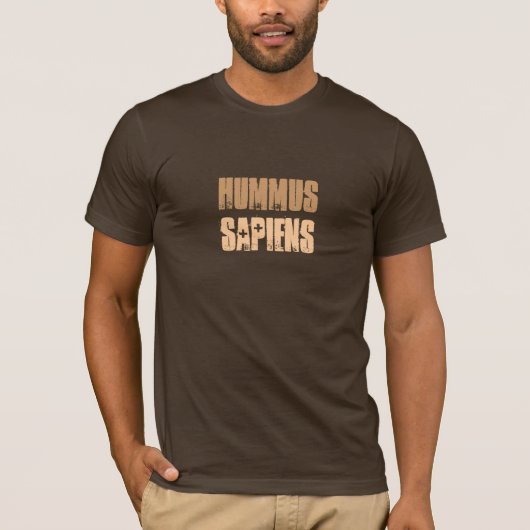 der T - Shirt der Männer - hummus sapiens (Vorderseite)