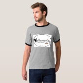 der T - Shirt der Männer mit Rand (Vorne ganz)