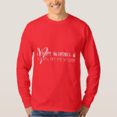 Der T - Shirt der männlichen Naughty Valentine (Vorderseite)