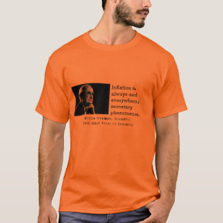 Der T - Shirt der Milton Friedman Economics-Bildun