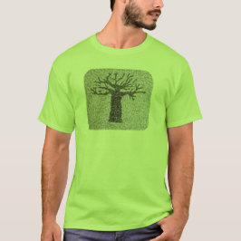Der T - Shirt der Mosaikbaobab-Baum-Männer
