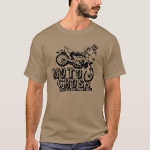 Der T - Shirt der Motocross-Männer