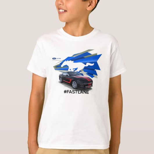 Der T - Shirt der Mustangcustomizer-Kinder (Vorderseite)