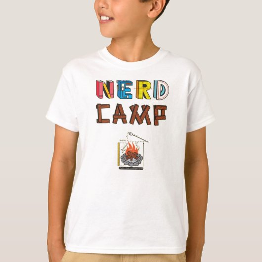 Der T - Shirt der Nerd-Lager-Kinder (Vorderseite)