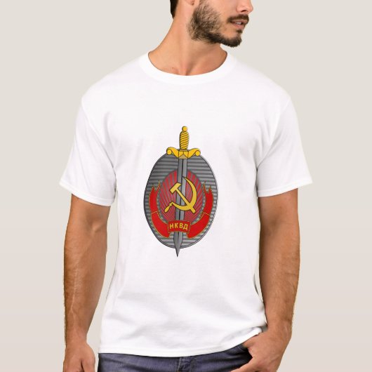 Der T - Shirt der NKVD Emblem-Männer (Vorderseite)