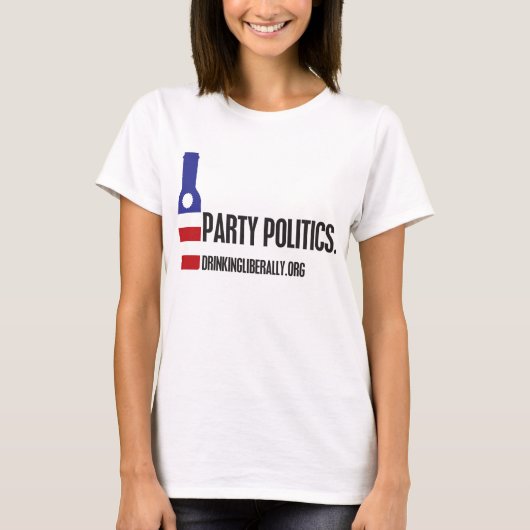 Der T - Shirt der Party-Politik-Frauen (Vorderseite)