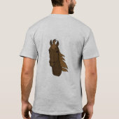 Der T - Shirt der PferdeSpaß-Männer (Rückseite)