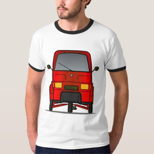 Der T - Shirt der Piaggio Affen-Männer (Vorderseite)