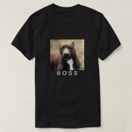 Der T - Shirt der Pitbull Haustier-Foto